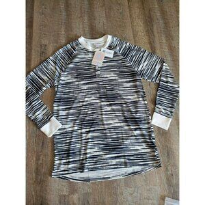 LuLa Roe New with tags Men's Size Small Simply Comfortable Black and White shirt